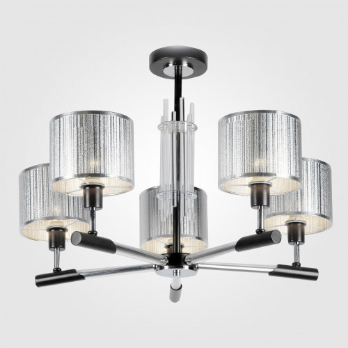 потолочная люстра eurosvet telesta 60078/5 хром серебро в Нижневартовске