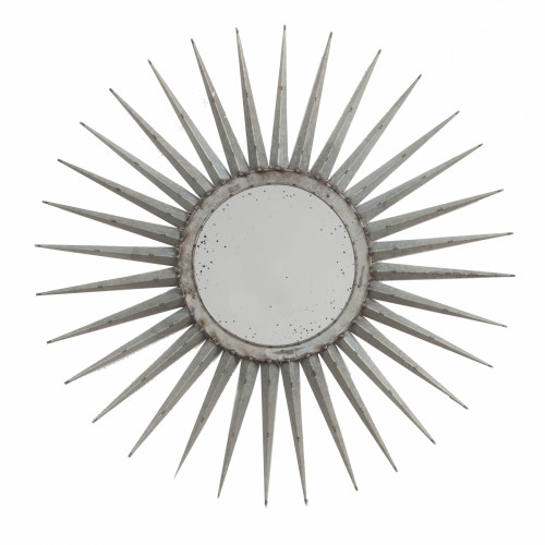 зеркало-солнце серебряное диаметр 76 см starburst в Нижневартовске