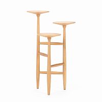 стол кофейный tripod высота 75 коричневый в Нижневартовске