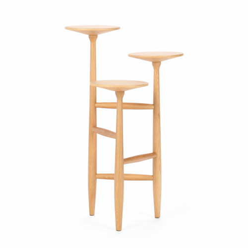 стол кофейный tripod высота 75 коричневый в Нижневартовске