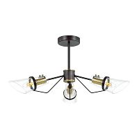 потолочная люстра lumion morgana 4404/3c коричневая в Нижневартовске