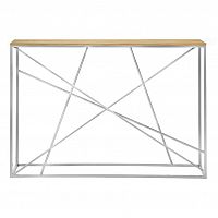 консоль wilson line silver светлый дуб в Нижневартовске