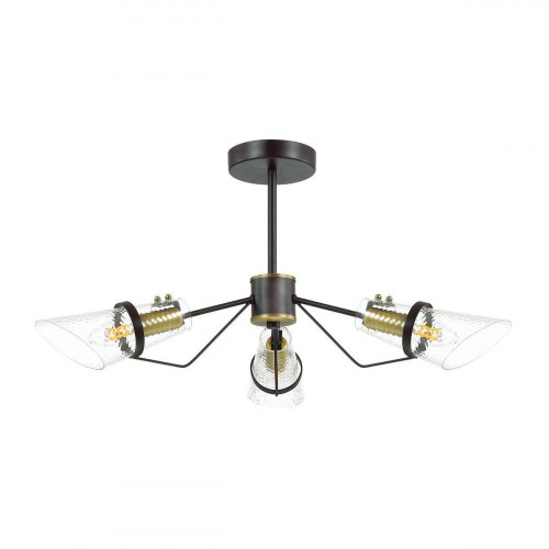 потолочная люстра lumion morgana 4404/3c коричневая в Нижневартовске