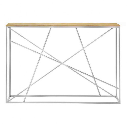 консоль wilson line silver светлый дуб в Нижневартовске