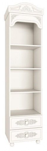 стеллаж compass ассоль ас-43 3 полки 2 ящика, материал: мдф в Нижневартовске