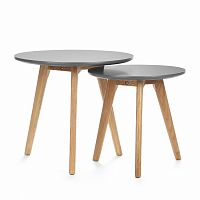 набор круглых кофейных столов daisy серый в Нижневартовске