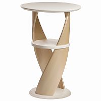 стол барный virtuos d подстолье: береза выбеленная, столешница: белая эмаль в Нижневартовске