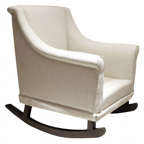 детское кресло-качалка soft белое в Нижневартовске