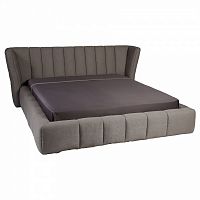 кровать большая 200х200 meril темно-серая в Нижневартовске