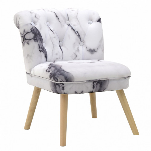 кресло mramor черно-белое в Нижневартовске