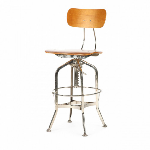 барный стул toledo wood оранжевый в Нижневартовске