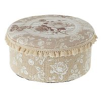 коробка с крышкой martha бежевого цвета в Нижневартовске