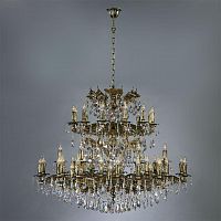 подвесная люстра ambiente leon 2128/60 pb tear drop бронза в Нижневартовске