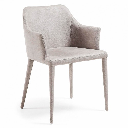 кресло danai эко-нубук серое в Нижневартовске