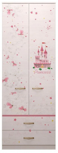 шкаф для одежды ижмебель принцесса №20 в Нижневартовске