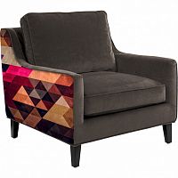 кресло triangle by james soares коричневое в Нижневартовске