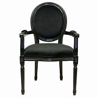 кресло diella вельвет черное в Нижневартовске