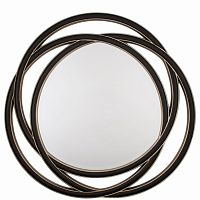 зеркало круглое черное большое диаметр 120 см round s в Нижневартовске