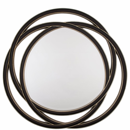 зеркало круглое черное большое диаметр 120 см round s в Нижневартовске