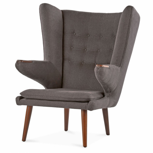 кресло papa bear темно-серое в Нижневартовске