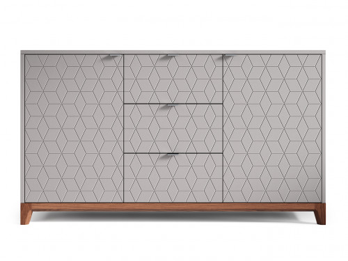 комод case №1 дуб тобакко платиновый гравировка 3 в Нижневартовске