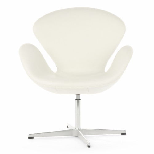 кресло swan кожа белое в Нижневартовске
