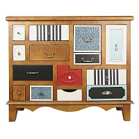 комод gouache birch темный разноцветный в Нижневартовске