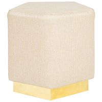 пуф «оскар star gold» бежевый в Нижневартовске