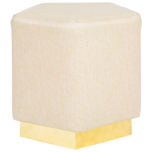 пуф «оскар star gold» бежевый в Нижневартовске