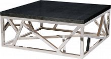 стол журнальный hf14067-2 черный, серебро в Нижневартовске