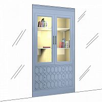 витрина встраиваемая портленд без уголков васильковое поле в Нижневартовске