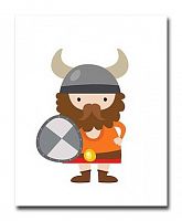 постер викинг мальчик щит а4 в Нижневартовске