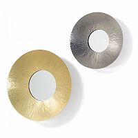 комплект зеркал металлических золото, серебро trapp от la forma (ex julia grup), 2 штуки в Нижневартовске