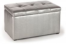 пуф шарм-дизайн трио 70 серебро в Нижневартовске