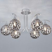 потолочная люстра eurosvet clio 70102/6 серебро в Нижневартовске