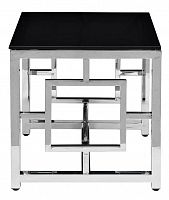 стол журнальный puzzle хром, черный в Нижневартовске