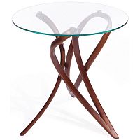 стол журнальный apriori h прозрачный, орех в Нижневартовске