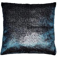 подушка квадратная вельвет синий металлик 45х45 см в Нижневартовске