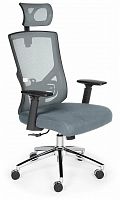 кресло компьютерное гарда черный пластик / серая сетка / серая сидушка в Нижневартовске