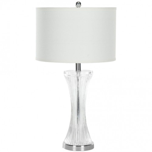 настольная лампа белая на прозрачном основании наоми в Нижневартовске