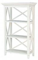 шкаф книжный одинарный средний бретань белый в Нижневартовске