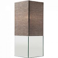 лампа настольная bullion коричневая на стеклянном основании в Нижневартовске