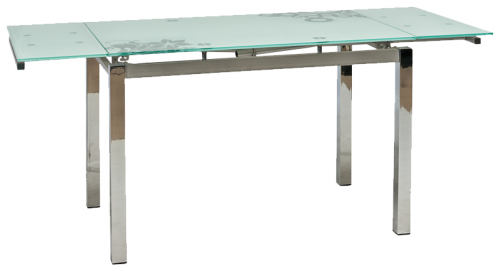 стол раскладной signal gd017, белый, 110(170)x74 в Нижневартовске