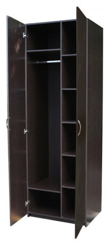 шкаф для одежды шарм-дизайн комби уют 80х60 венге в Нижневартовске