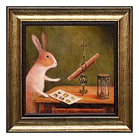 картина в раме зайка-всезнайка в Нижневартовске