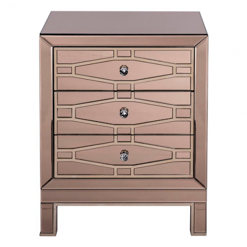 тумба зеркальная 3 ящика 51*42*66см в Нижневартовске