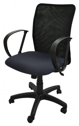 кресло компьютерное капри ткань jp 15-2/сетка чёрная в Нижневартовске