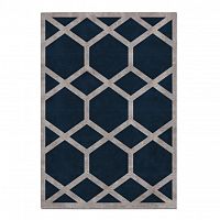 ковер ahston blue 150x220 синий в Нижневартовске