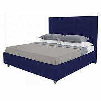 кровать двуспальная 160х200 синяя royal black в Нижневартовске