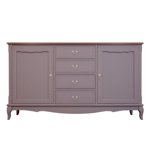 комод leontina lavanda с дверками и ящиками лавандовый в Нижневартовске